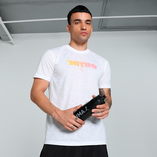 Men’s Graphic Run Nitro Men's Running Tee, PUMA White, extralarge-IND