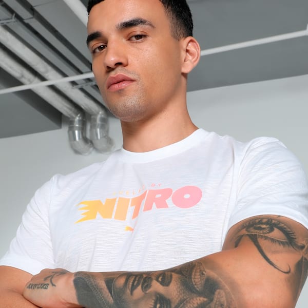 Men’s Graphic Run Nitro Men's Running Tee, PUMA White, extralarge-IND