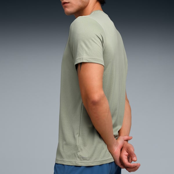 Train All Day Poly Texture Men's Training Tee, Lux Army, extralarge-IND
