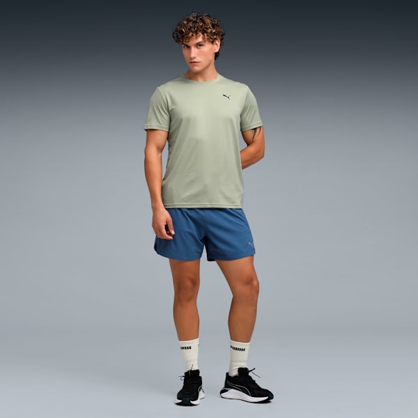 Train All Day Poly Texture Men's Training Tee, Lux Army, extralarge-IND