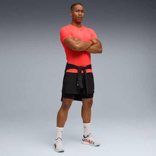 PUMA x HYROX ULTRASPUN Men's Training Tee, Glowing Red, extralarge-IND