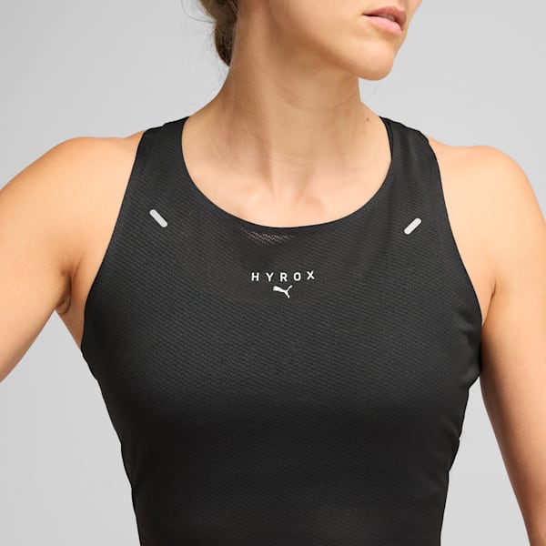 PUMA x HYROX ULTRASPUN Women's Cropped Training Tank Top, PUMA Black, extralarge-IND