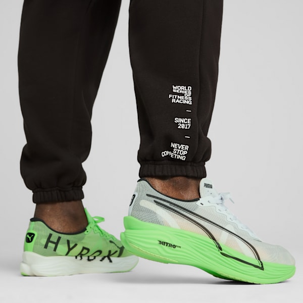 メンズ トレーニング PUMA x HYROX フリースパンツ, PUMA Black, extralarge-JPN