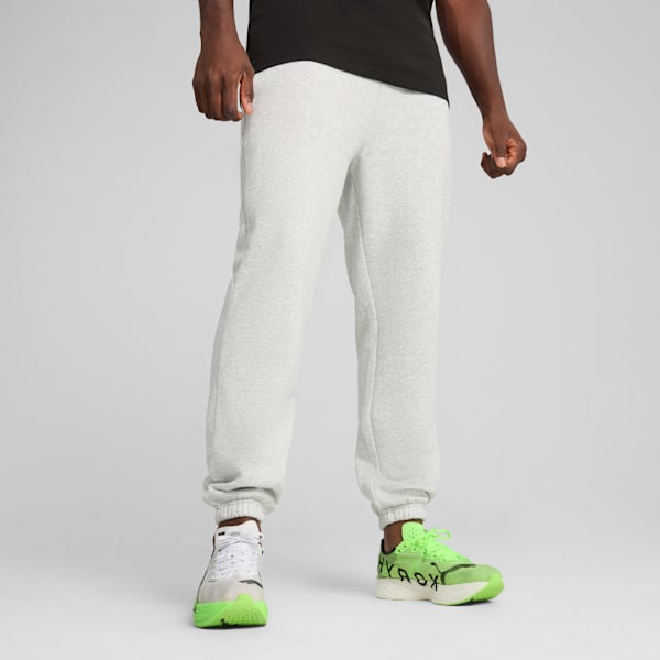 PUMA x HYROX Fleece Sweatpants Men, Light Gray Heather, extralarge