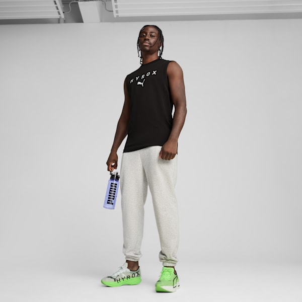 PUMA x HYROX Fleece Sweatpants Men, Light Gray Heather, extralarge-GBR