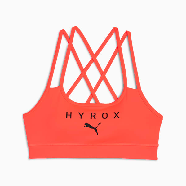 Top deportivo PUMA x HYROX MOVE para mujer, Glowing Red, extralarge