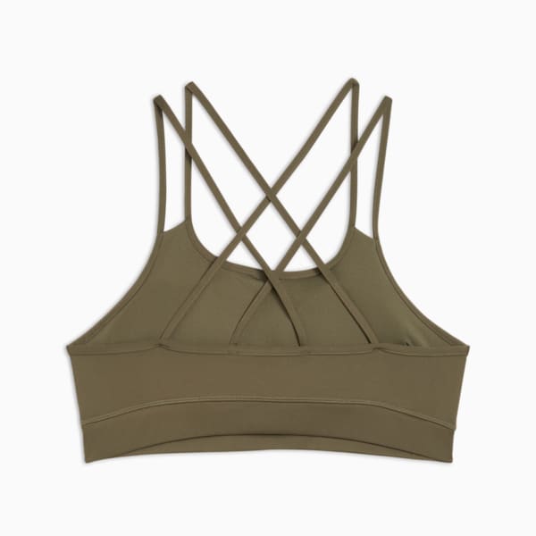 PUMA x HYROX MOVE Women's Strappy Training Bra, Loden Green, extralarge-IND