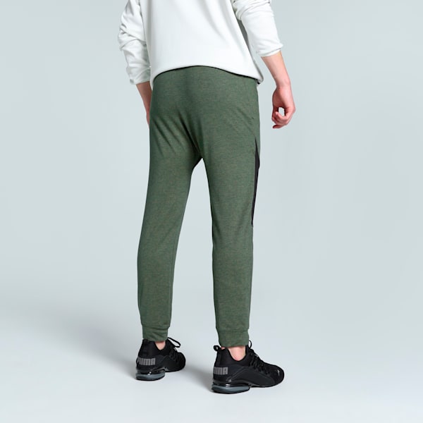 TRAIN CLOUDSPUN Men's Training Pants, Dark Olive-puma black, extralarge-IND