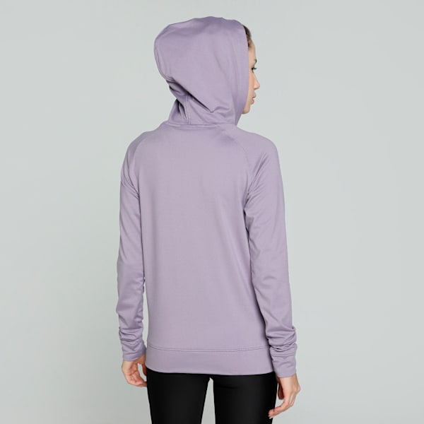 Women's Cloudspun Slim Fit Training Jacket, Pale Plum, extralarge-IND