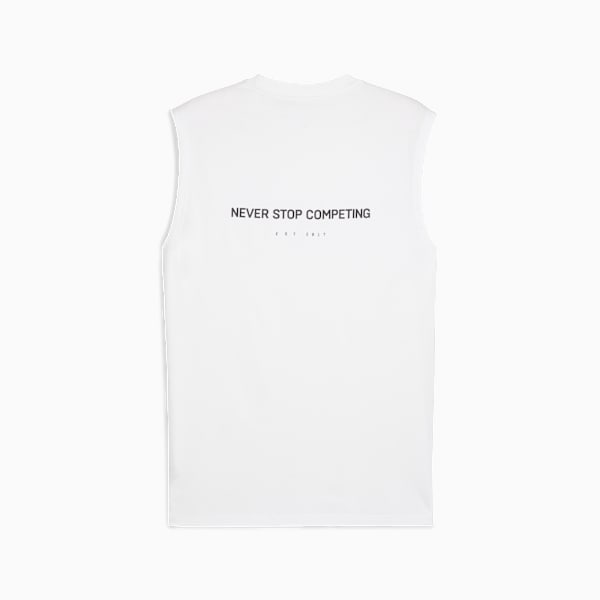 Playera sin mangas PUMA x HYROX para hombre, PUMA White, extralarge