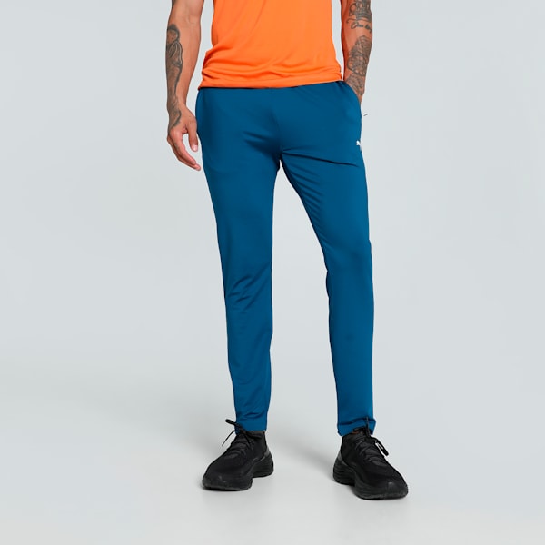 Active Men's Slim Fit Training Pants, Sailing Blue, extralarge-IND