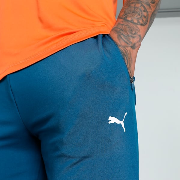Active Men's Slim Fit Training Pants, Sailing Blue, extralarge-IND