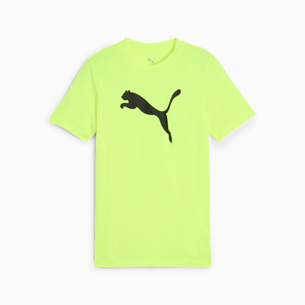 ボーイズ TAD ESS キャット ロゴ 半袖 Tシャツ B 120-160cm, Yellow Alert, extralarge-JPN