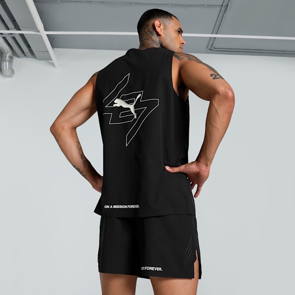 PUMA x REPRESENT 247 Men's Relaxed Fit Tank, PUMA Black, extralarge-IND
