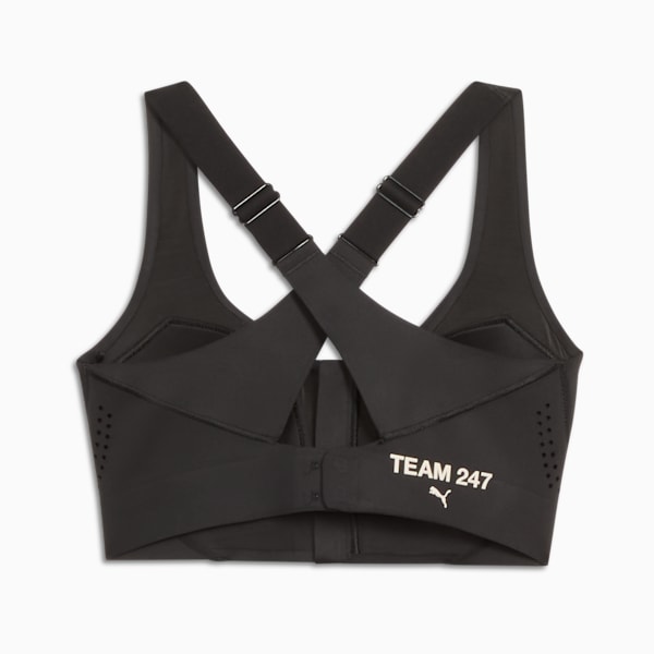 Sujetador con cierre PUMA x REPRESENT para mujer, PUMA Black, extralarge
