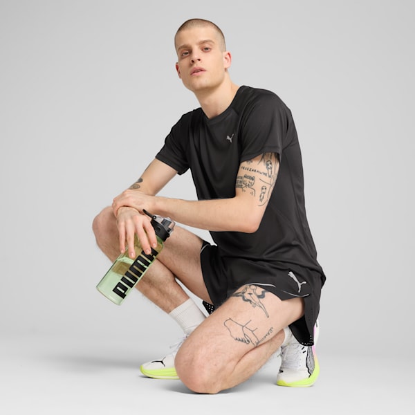 メンズ ランニング ラン ヴェロシティ 半袖 Tシャツ, PUMA Black, extralarge-JPN