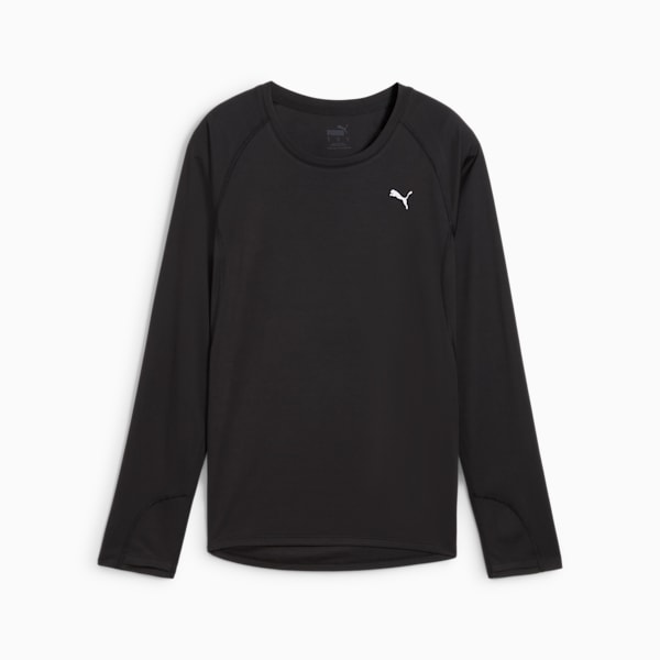 ウィメンズ ランニング ラン ヴェロシティ 長袖 Tシャツ, PUMA Black, extralarge-JPN