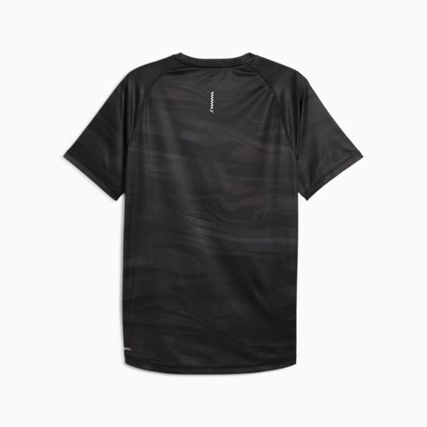 メンズ ランニング ラン ヴェロシティ AOP 半袖 Tシャツ, PUMA Black, extralarge-JPN