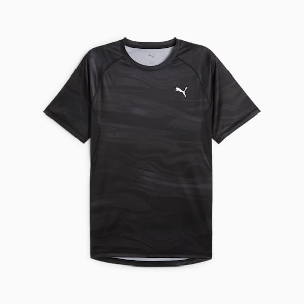 メンズ ランニング ラン ヴェロシティ AOP 半袖 Tシャツ, PUMA Black, extralarge-JPN