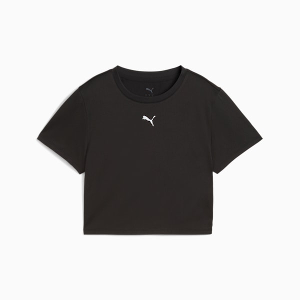 ウィメンズ トレーニング TAD エッセンシャル ベビー 半袖 Tシャツ, PUMA Black, extralarge-JPN