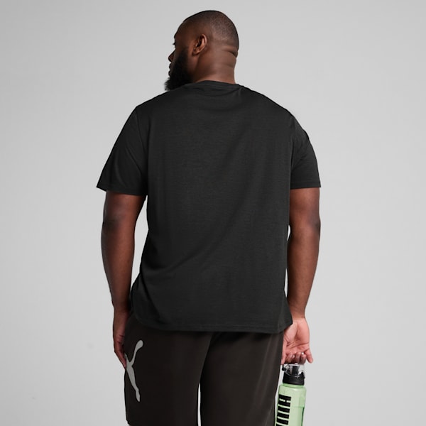 メンズ トレーニング TAD エッセンシャル ヘザー キャット 半袖 Tシャツ, PUMA Black Heather, extralarge-JPN