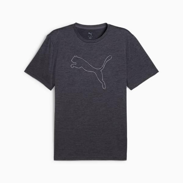 メンズ トレーニング TAD エッセンシャル ヘザー キャット 半袖 Tシャツ, Galactic Gray Heather, extralarge-JPN