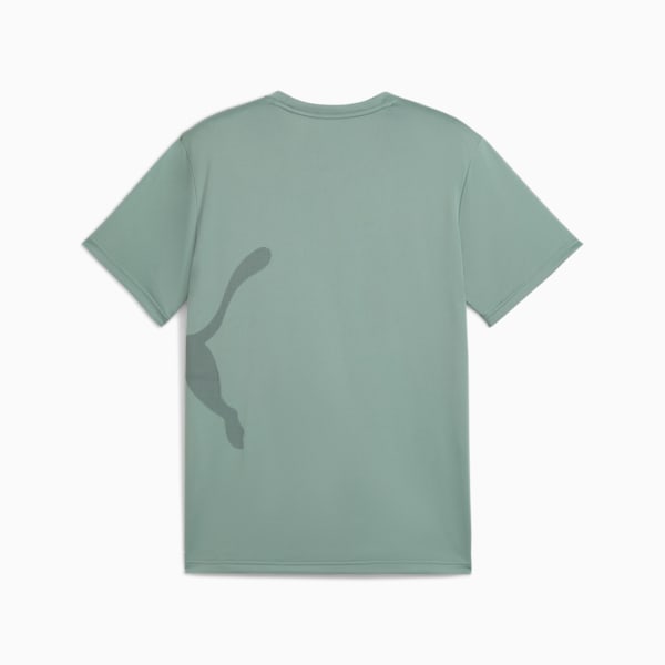 メンズ トレーニング TAD ビッグ ロゴ 半袖 Tシャツ, Green Moon, extralarge-JPN