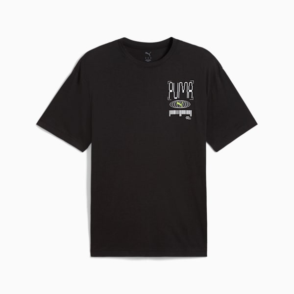メンズ トレーニング グラフィックス トレイン イラストラティブ 半袖 Tシャツ, PUMA Black, extralarge-JPN