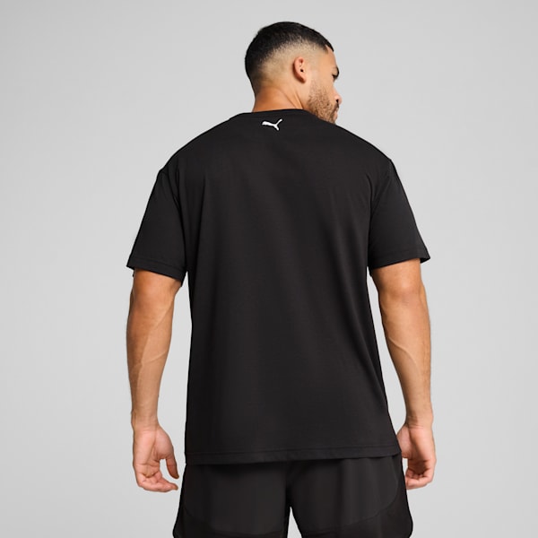 メンズ トレーニング グラフィックス トレイン イラストラティブ 半袖 Tシャツ, PUMA Black, extralarge-JPN