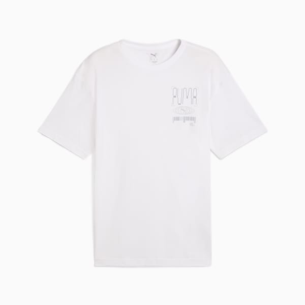 メンズ トレーニング グラフィックス トレイン イラストラティブ 半袖 Tシャツ, PUMA White, extralarge-JPN