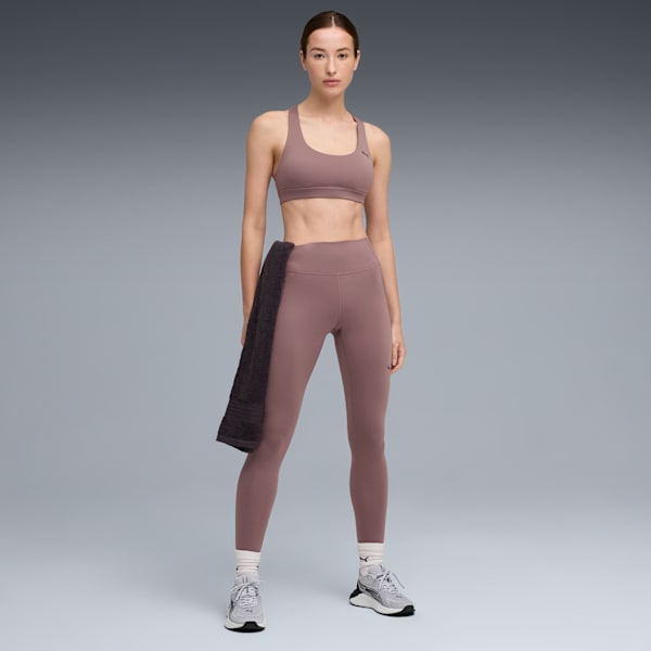 Cloudspun Women's High-Waist, Full Length Training Tights, Raisin, extralarge