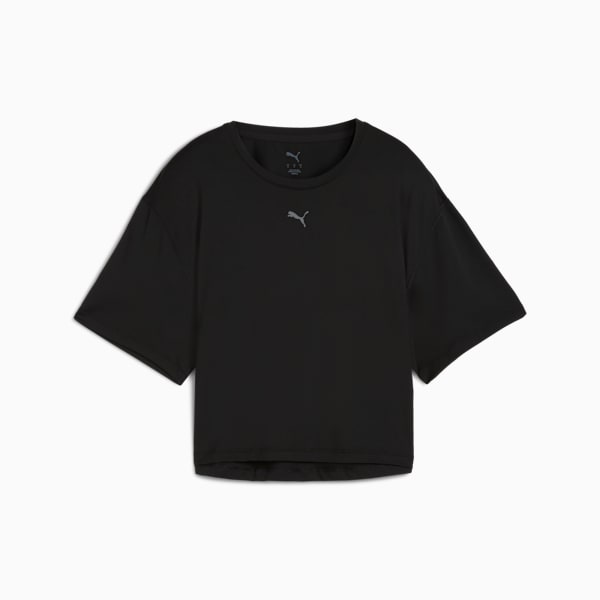 CLOUDSPUN Oversized Tee Women, PUMA Black, extralarge