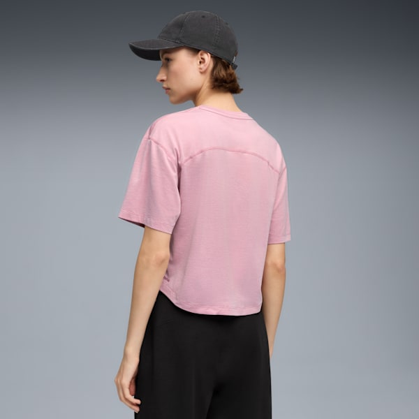 CLOUDSPUN Oversized Tee Women, Poised Pink Heather, extralarge
