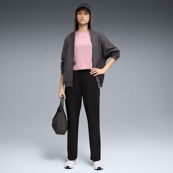 CLOUDSPUN Oversized Tee Women, Poised Pink Heather, extralarge