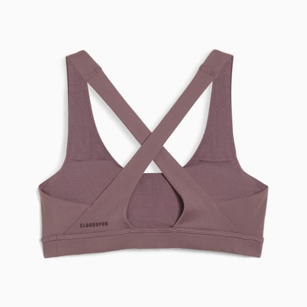 Cloudspun Ultra Soft Women's Mid Impact Sports Bra, Raisin, extralarge