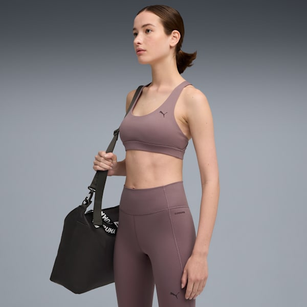 Cloudspun Ultra Soft Women's Mid Impact Sports Bra, Raisin, extralarge
