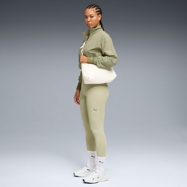SHAPELUXE Women's High-Rise Support Tights, Lux Army, extralarge-IND