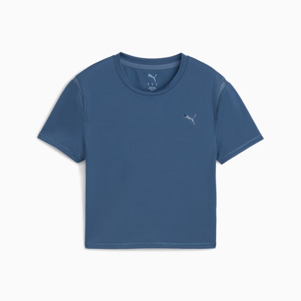 PUMA SHAPE Baby Training Tee Women, Dark Indigo, extralarge-GBR