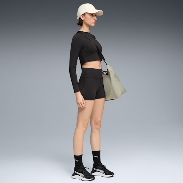 PUMA SHAPE Long Sleeve Cropped Top Women, PUMA Black, extralarge-GBR