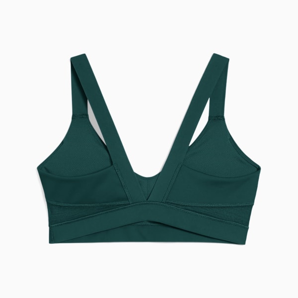 Shape Women's Moisture Wicking, Low Impact Sports Bra, Green Terrain, extralarge