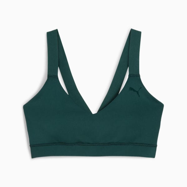 Shape Women's Moisture Wicking, Low Impact Sports Bra, Green Terrain, extralarge