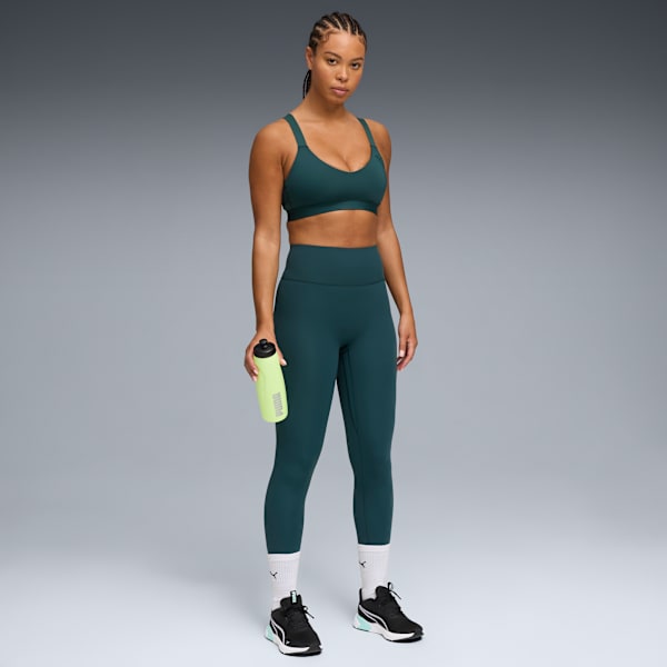 PUMA SHAPE BRA - Low Women, Green Terrain, extralarge