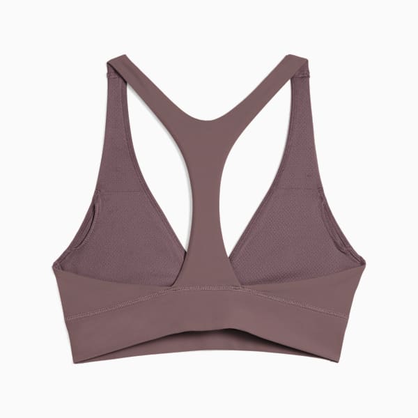 Shapeluxe Plunge Women's Moisture Wicking, Low Impact Sports Bra, Raisin, extralarge
