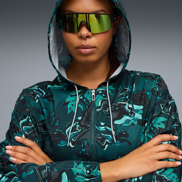 Green Terrains Women's Zip-Up Training Jacket, Green Terrain, extralarge