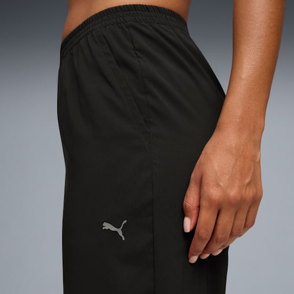 High-Waist Athleisure Pants Women, PUMA Black, extralarge-GBR