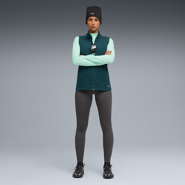 PUMA RUN CLOUDSPUN WRMLBL Vest Women, Green Terrain, extralarge-GBR