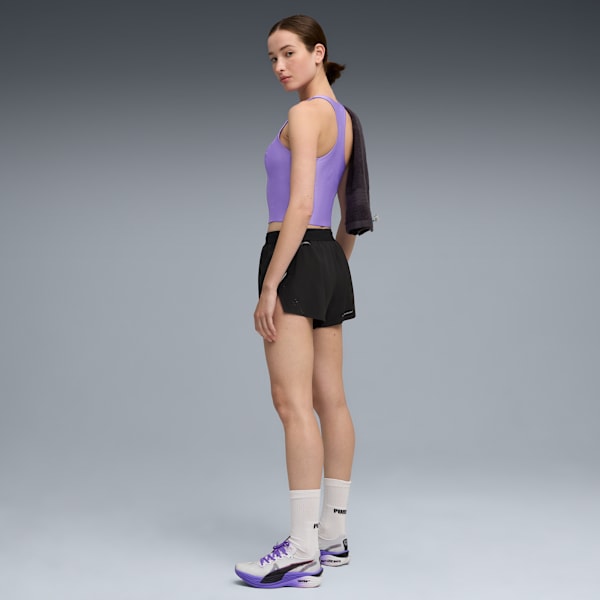 RACEDAY Ultraform Running Crop Top Women, Dark Amethyst, extralarge