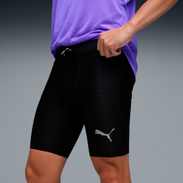 Raceday Men's Performance 9-Inch Running Tights, PUMA Black, extralarge-IND