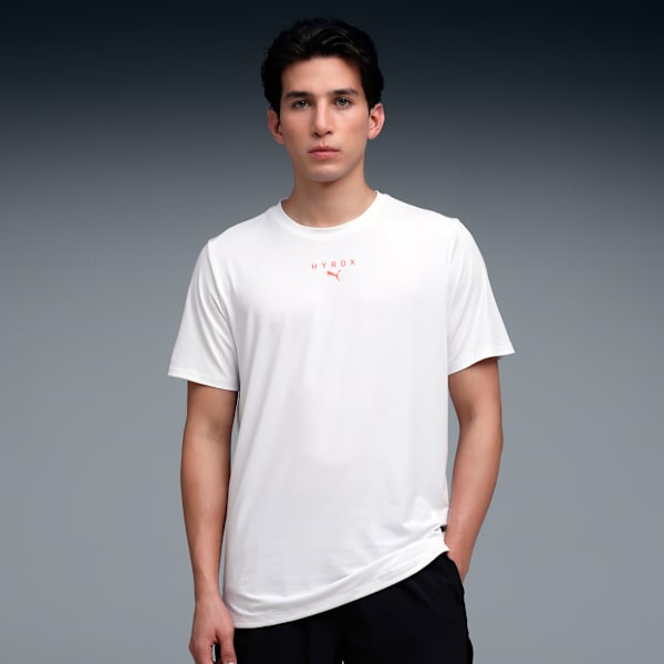 PUMA X HYROX Men Cloudspun Thermo Training T-shirt, PUMA White, extralarge-IND