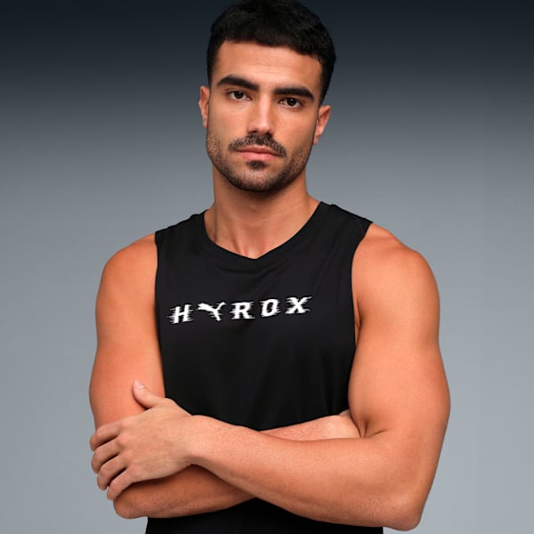 HYROX Cloudspun Men's Regular Fit Training Tank, PUMA Black, extralarge-IND